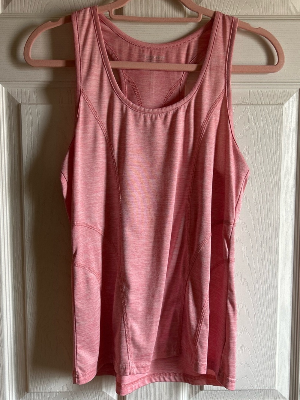 Women’s Pink Athletic Tank Top with Racerback
